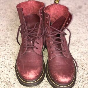 Dr. Martens Maroon boots